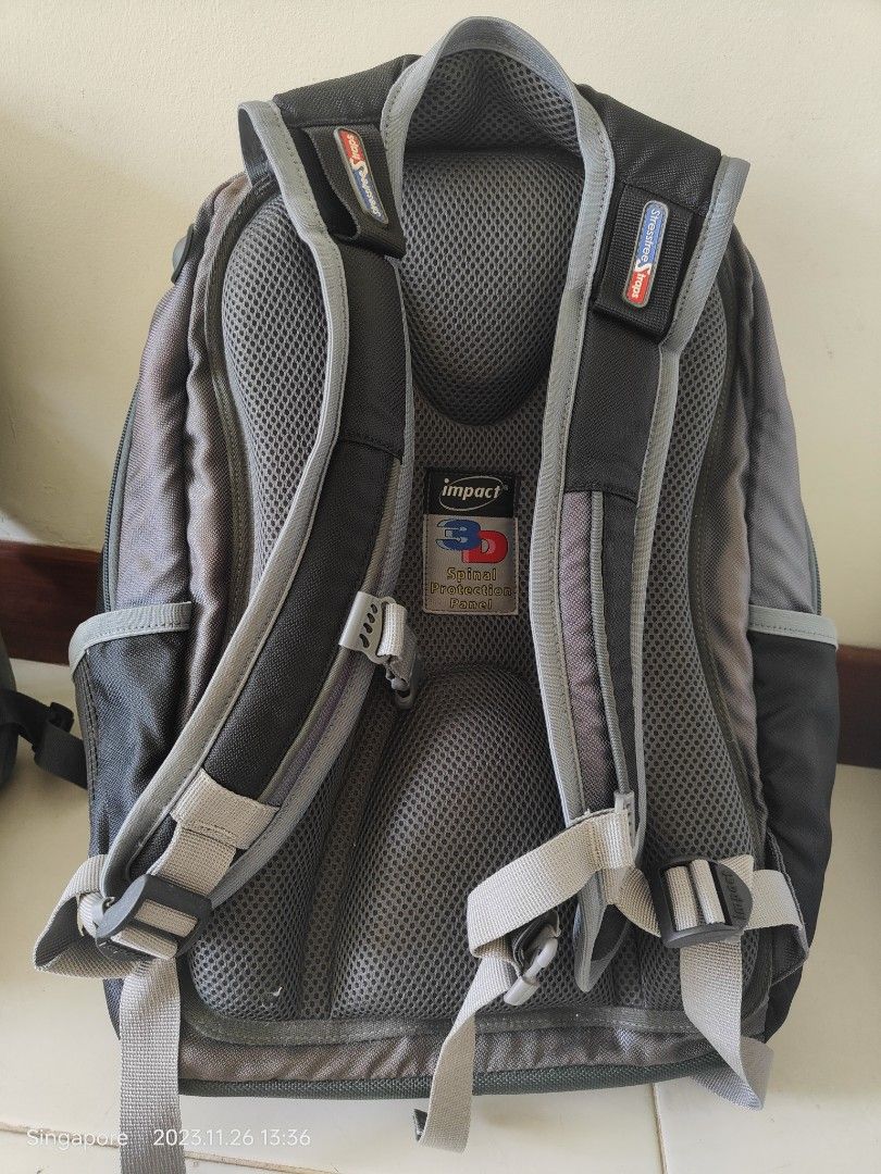 Back support backpack