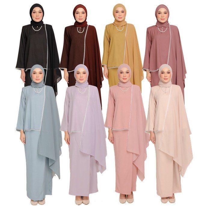Lace Baju Kurung (Mint Green), Women's Fashion, Muslimah Fashion, Baju  Kurung & sets on Carousell