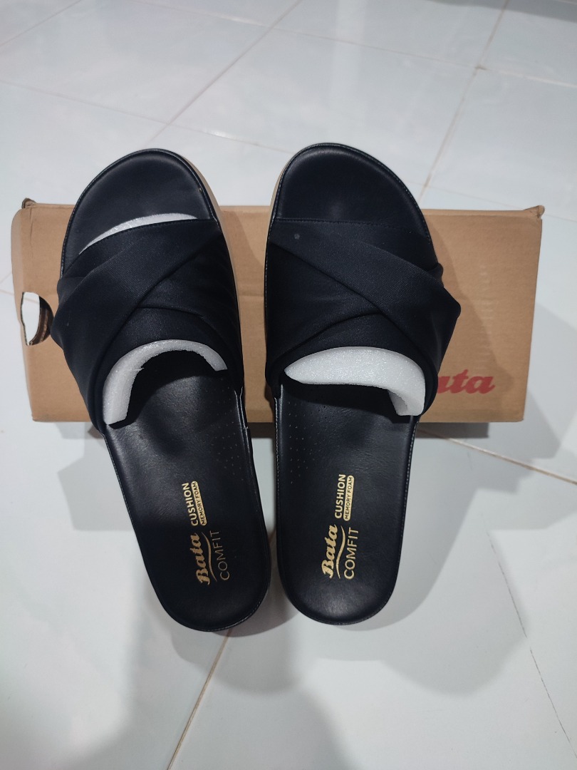 Bata Sandal Black Colour Size 39 Women s Fashion Footwear