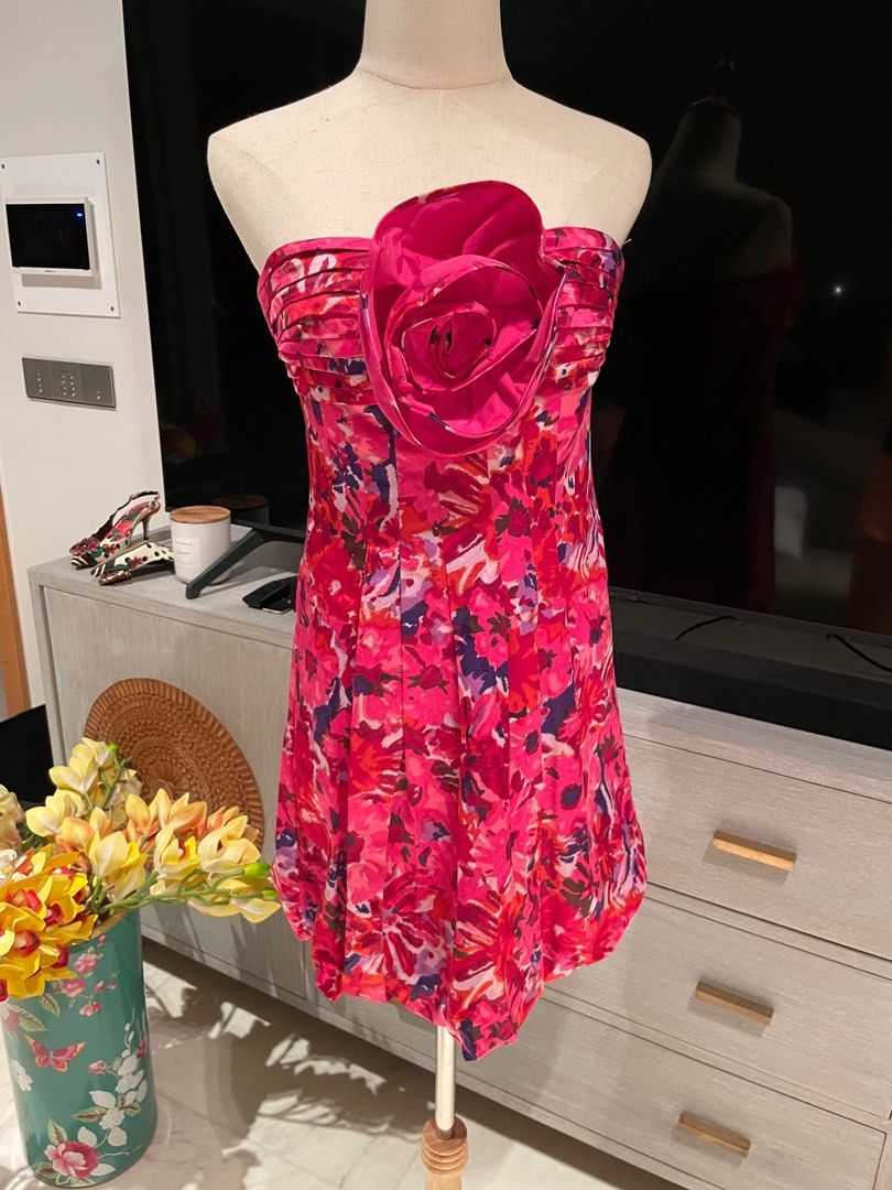 open lace back dress BCBG Max Azaria Dress