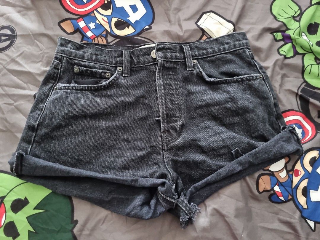 Reformation denim shorts store