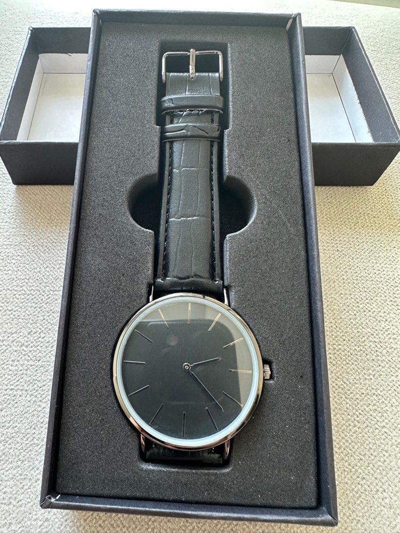 Mens black watches clearance with black faces