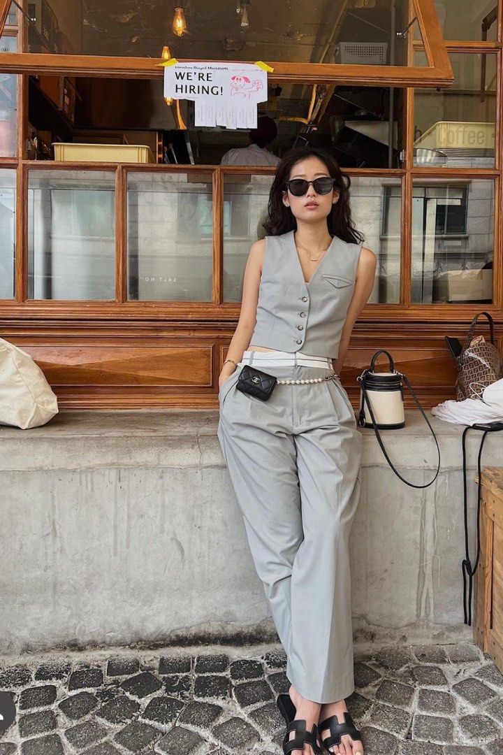 Zara grey new arrivals waistcoat