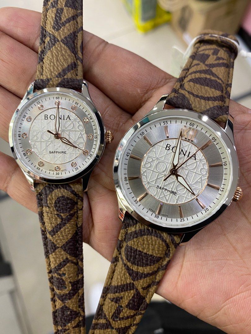 Bonia couple watch discount