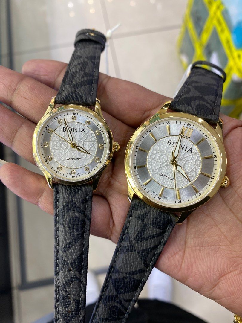 Bonia couple watch hotsell