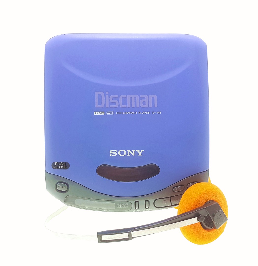 Brand New! Sony Discman/Walkman D145 Portable CD Player In Excellent