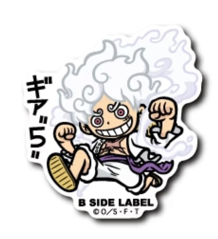 ONE PIECE x B-Side Label Sticker Luffy Gear 5 A Nika Waterproof