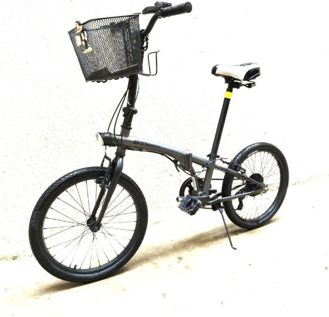 Btwin hoptown 300 bicycle foldable bicycle folding bicycle folding bike foldie 20 bicycle 20 bike bike bicycle