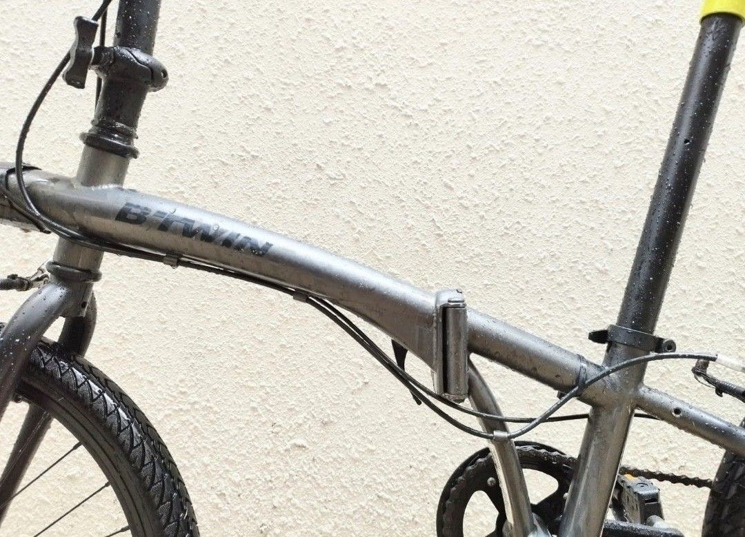 Btwin hoptown 300 bicycle foldable bicycle folding bicycle folding bike foldie 20 bicycle 20 bike bike bicycle