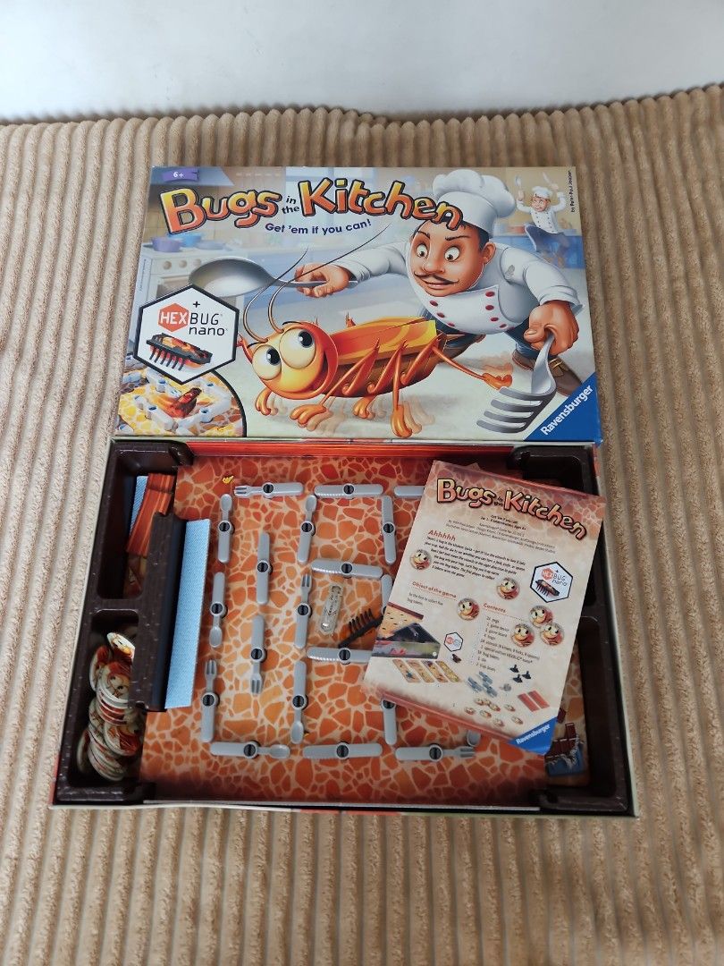 Bugs in the kitchen board game, Hobbies & Toys, Toys & Games on Carousell