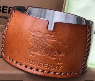 Burberry Leather stainless steel Ash tray