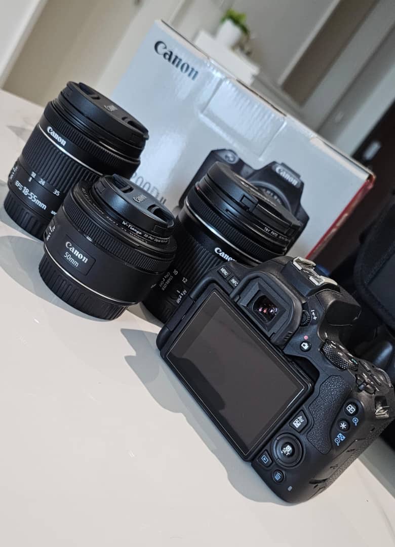 CANON EOS 200D II / 200D MARK II KIT + EFS 1018 Lens + Canon 50mm f1.8