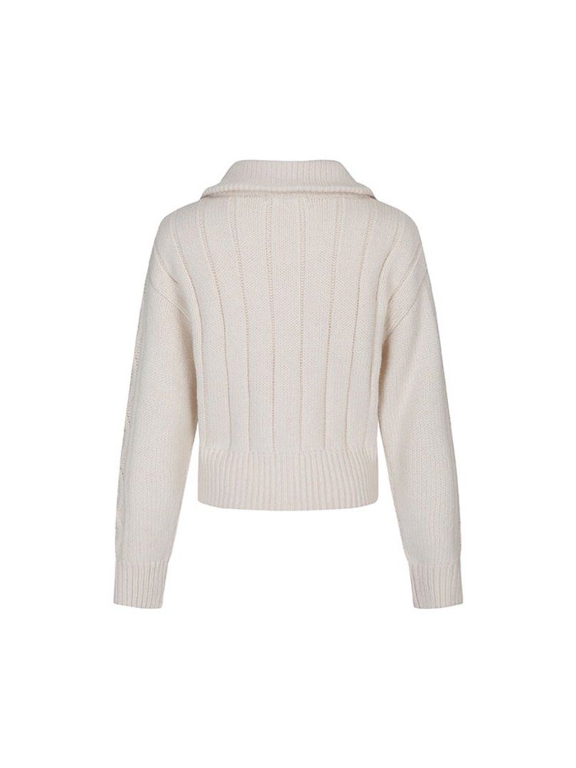 White zip hot sale up cardigan