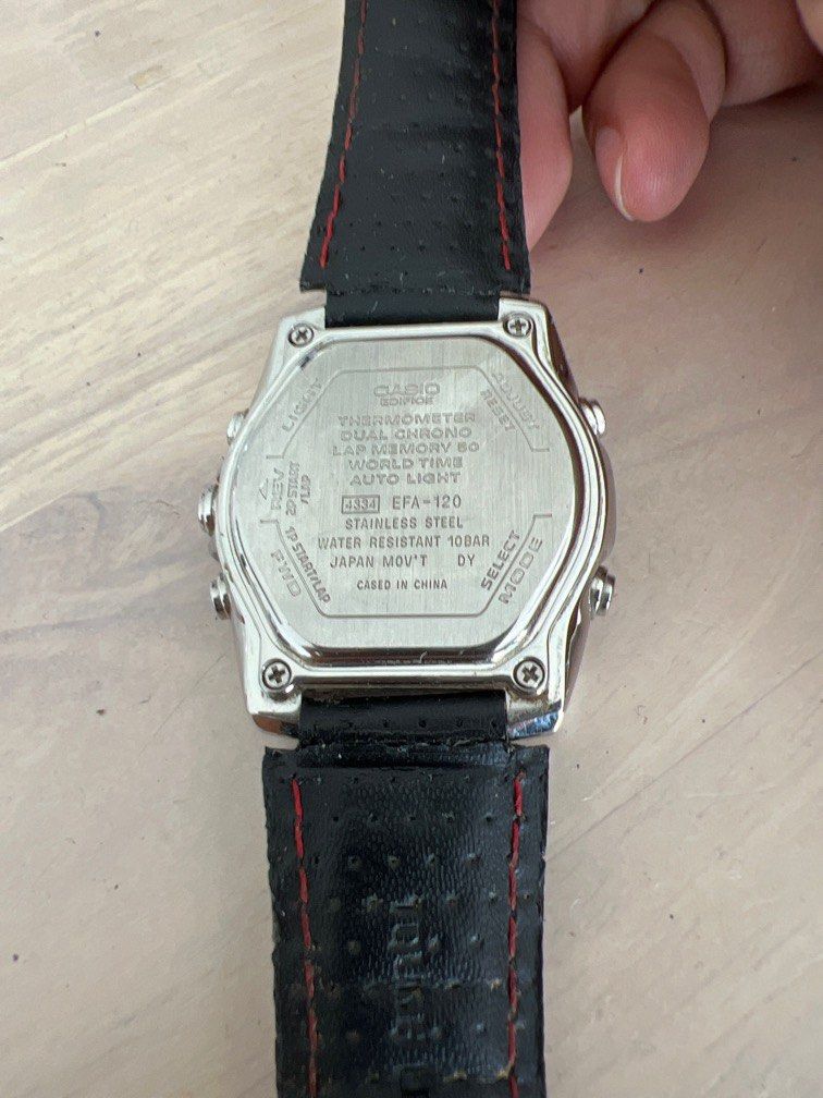 Casio edifice sale dress watch