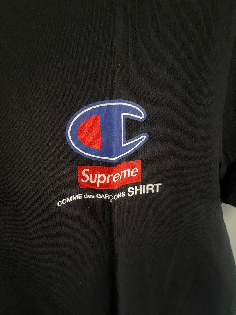 Champion X CDG Shirt Men s Fashion Tops Sets Tshirts Polo