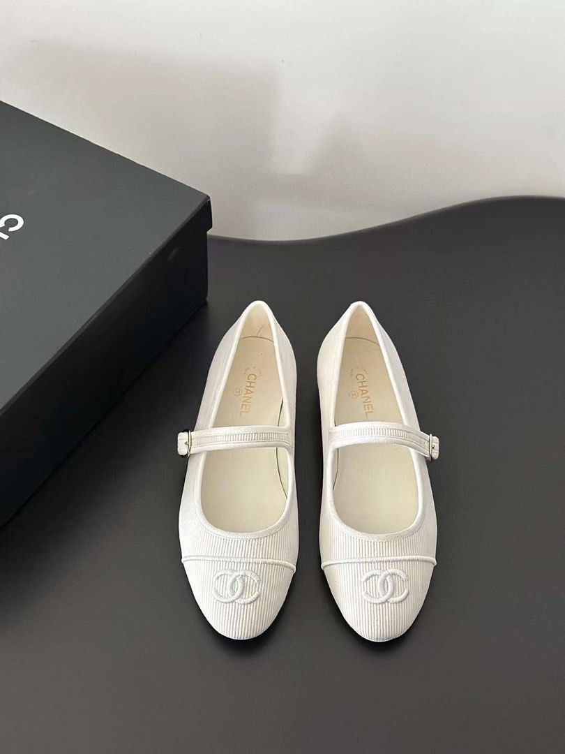 Chanel ballet flats, 名牌, 鞋及波鞋 - Carousell
