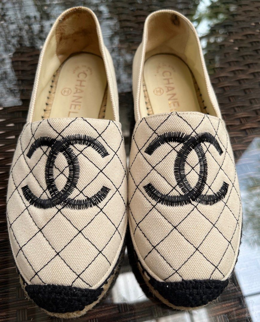 Womens on sale chanel espadrilles
