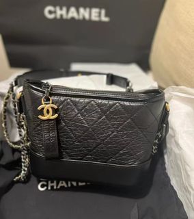 Chanel Gabrielle Hobo with Logo Handle Quilted Aged Calfskin Small – Coco  Approved Studio