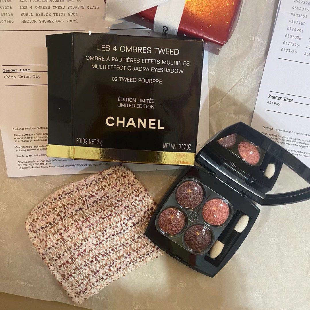 Chanel Les 4 ombres tweed eyeshadow / Chanel Rouge allure velvet lipstick,  Beauty & Personal Care, Face, Makeup on Carousell