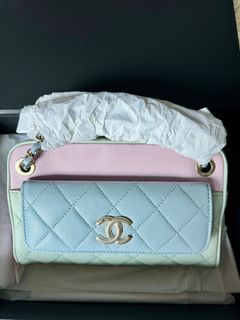 Vintage Chanel Large Quilted Lambskin CC Bag GHW – EYECATCHERSLUXE
