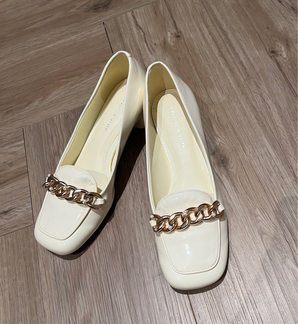 White patent loafers sale