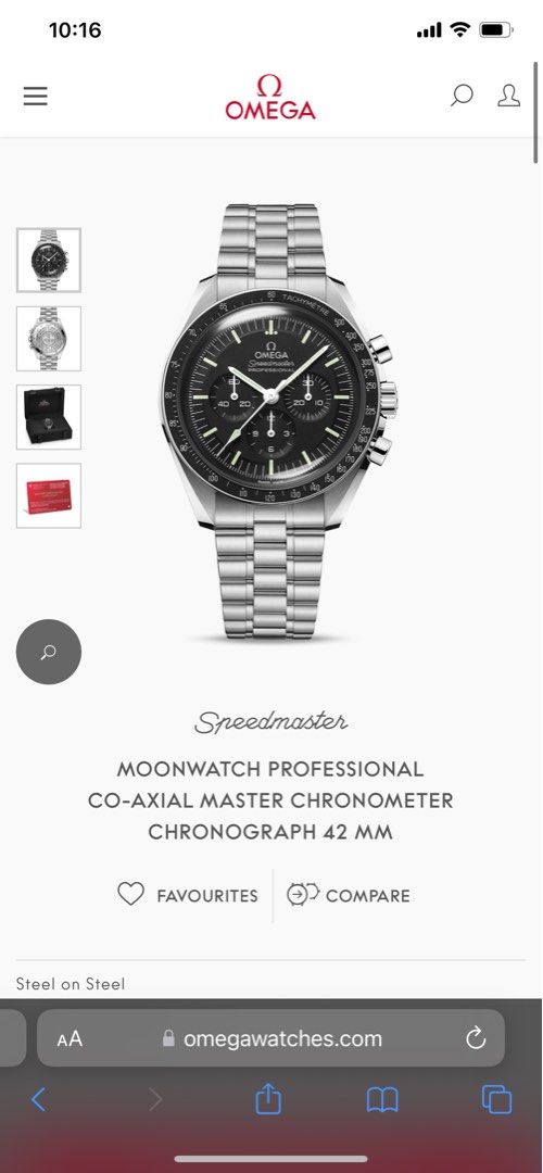 Buy online omega moonwatch