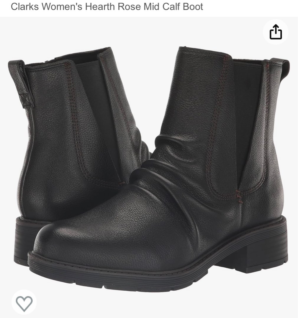 Clarks calf boots store