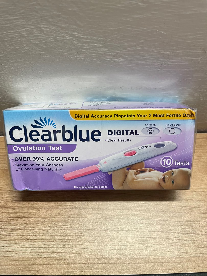 Clear blue ovulation test kit, Health & Nutrition, Medical Supplies