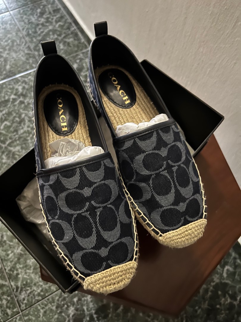 Coach denim 2025 espadrilles