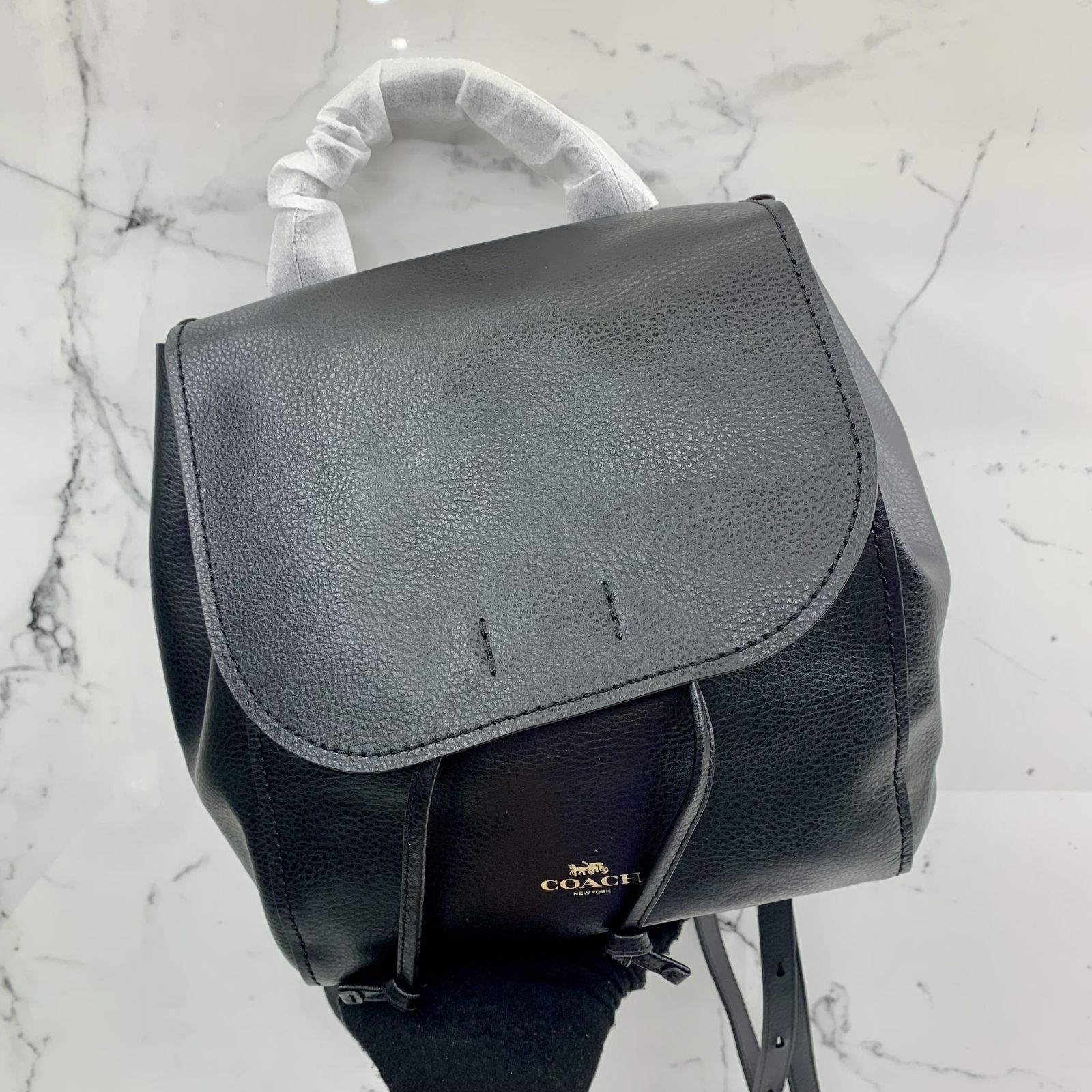 COACH F38556 BLACK DERBY BACKPACK 237039606 AL