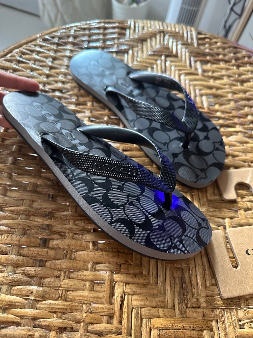 Coach jolene wedge flip flops discount