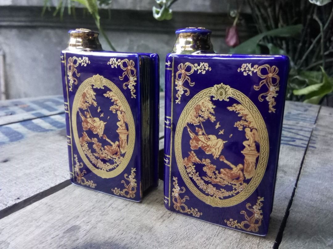 Collectible Vintage Camus Limoges Miniature Book Decanter (Limited