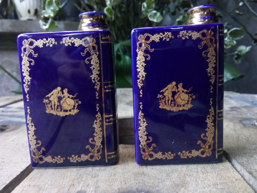 Collectible Vintage Camus Limoges Miniature Book Decanter (Limited