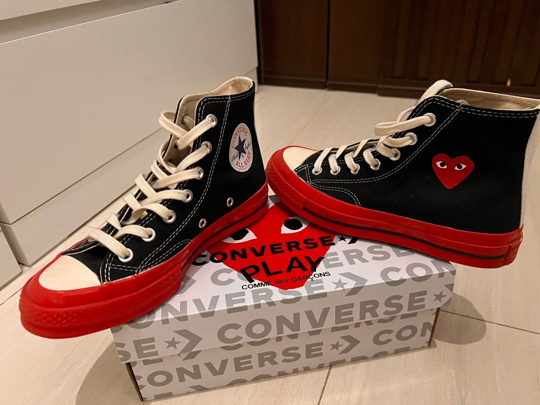 Cdg x converse high top top
