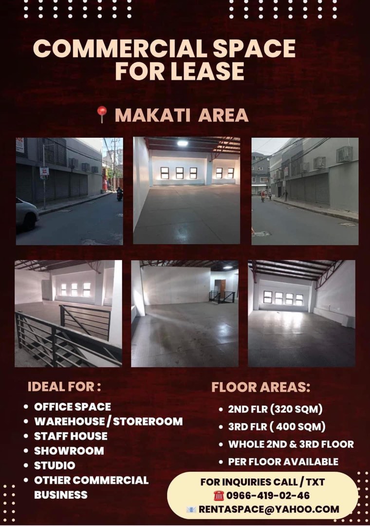 COMMERCIAL SPACE FOR LEASE MAKATI, Property, Rentals, Commercial on ...