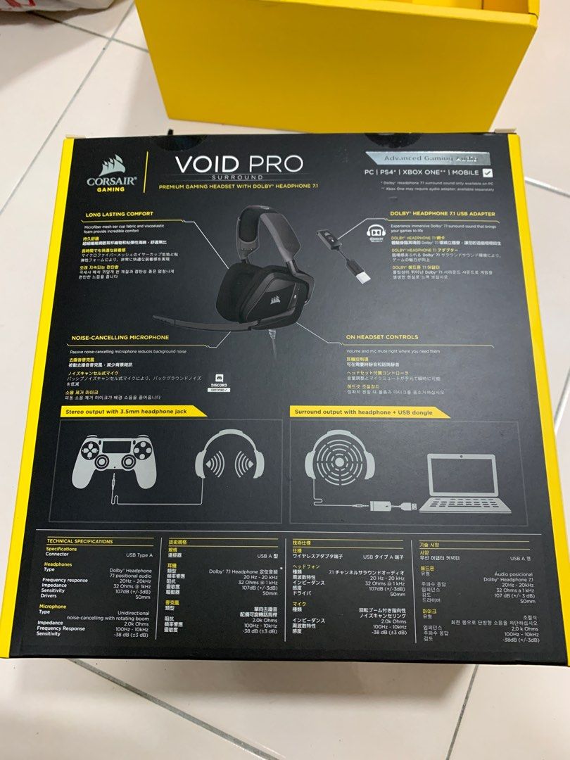 VOID PRO RGB Wireless SE Premium Gaming Headset with Dolby