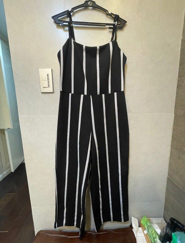 Cotton On Striped Jumpsuit Women s Fashion Dresses Sets Jumpsuits on Carousell