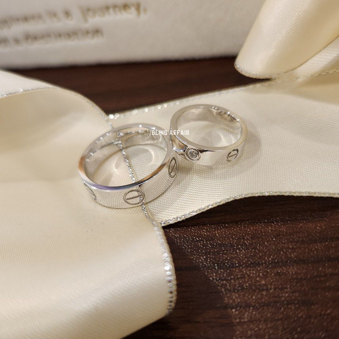 Cartier love wedding band 1 diamond on sale