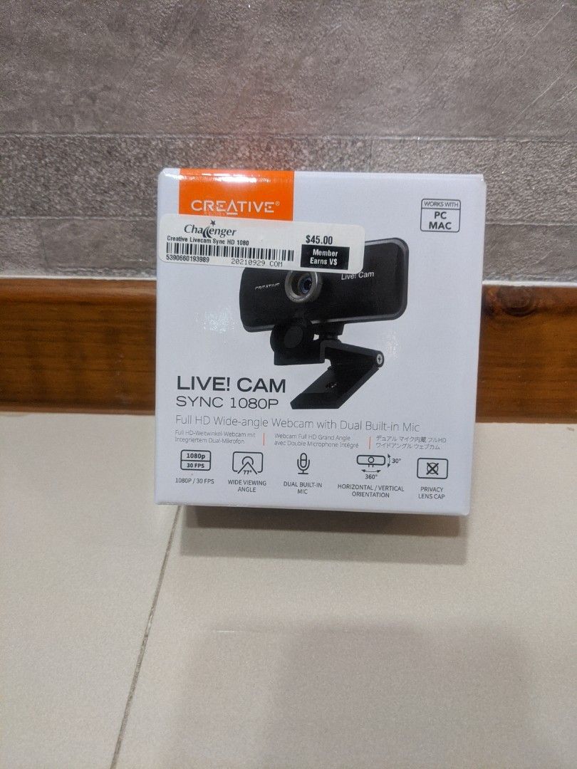 Creative Live Camera Sync 1080P, Photography, Cameras on Carousell