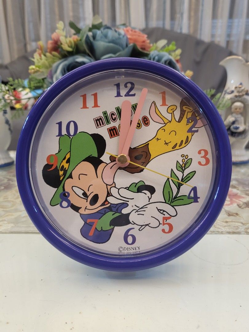 Disney Mickey Blue Wall Clock w/ Stand (Category: Clocks) located in San Fernando. Submitted by jpmarketplace2023 (Listing ID 1267855231, Image 1). Description: -Disney Mickey blue wall clock w/ stand for only PHP380 -Authentic from Japan.
