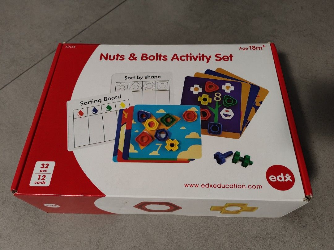 edx Nuts and Bolts Activity set, Hobbies & Toys, Toys & Games on Carousell