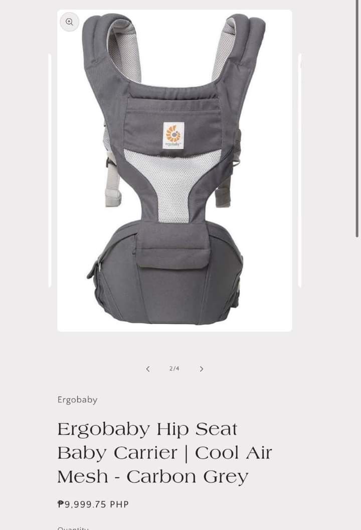 Ergobaby hip seat cool air mesh 2025