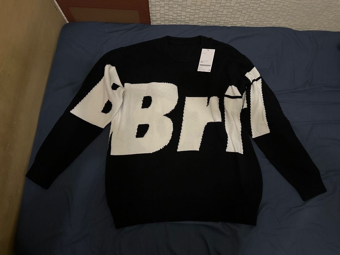 福袋セール L FCRB 23AW BIG LOGO CREWNECK KNIT 白 | polisa-click.co.il