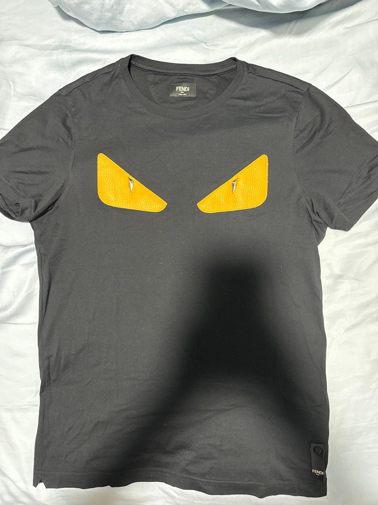 Fendi Monster Eye T shirt Men s Fashion Tops Sets Tshirts Polo Shirts on Carousell