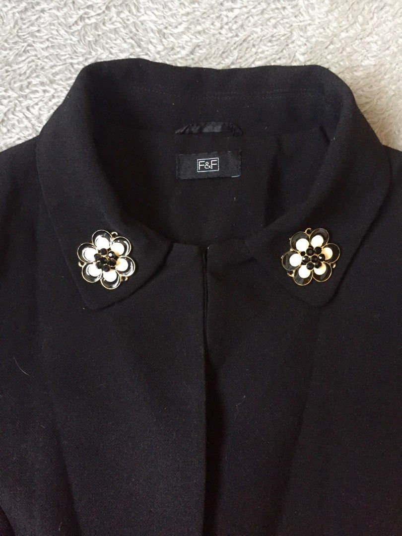 F&f black coat hotsell