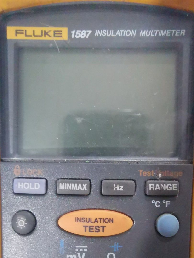 Fluke 1587 Insulation Multimeter Tester (Category: Construction Tools & Equipment) located in Caloocan City. Submitted by kingrob1222 (Listing ID 1267820390, Image 2). Description: Slightly used original Fluke insulation multimeter tester. Pm for interested..