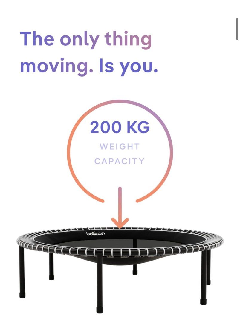 Foldable BELLICON Rebounder Trampoline