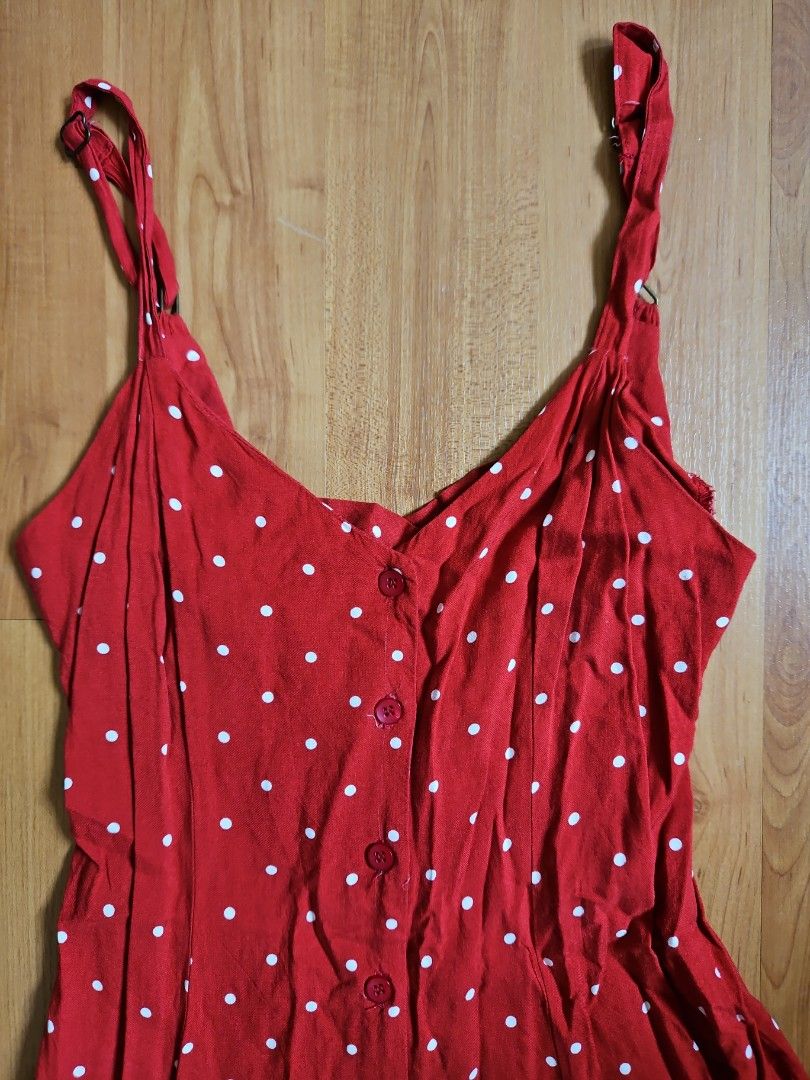 Forever 21 red polka dot dress sale