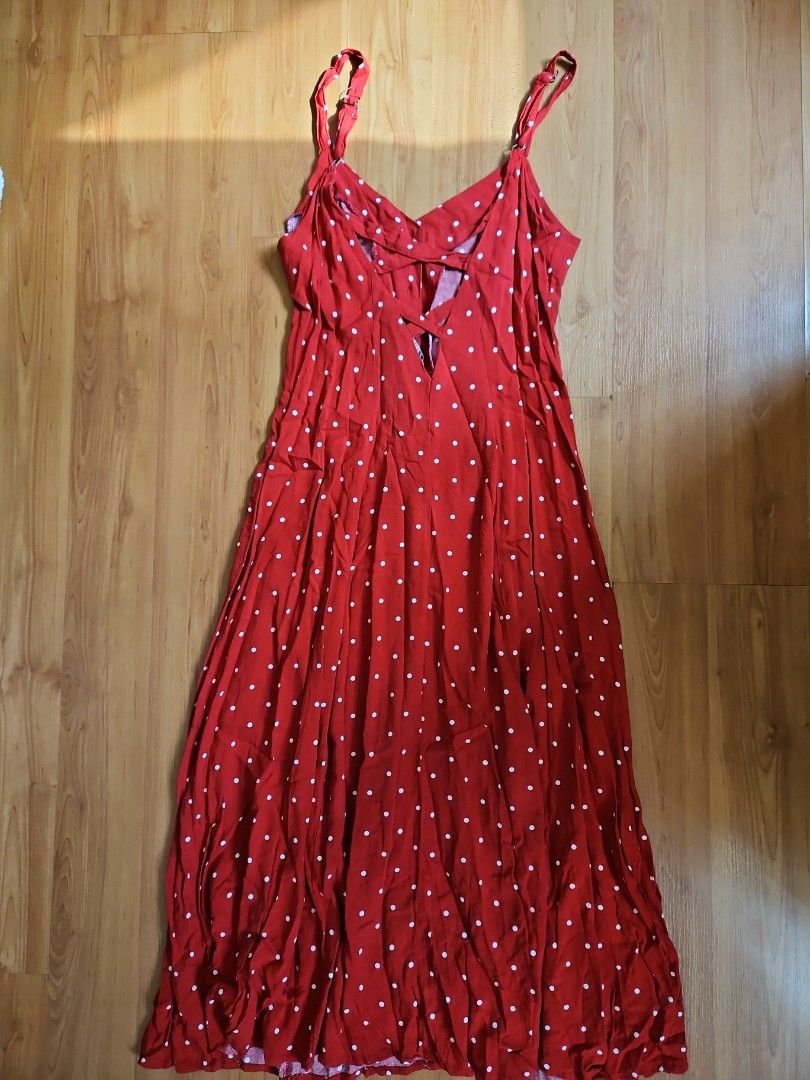 Forever 21 red polka dot hot sale dress