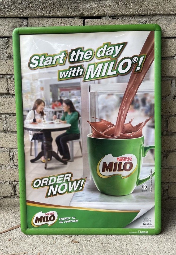 Milo Photo Frame Frame Nestle MILO, Hobbies & Toys, Collectibles & Memorabilia, Vintage ...